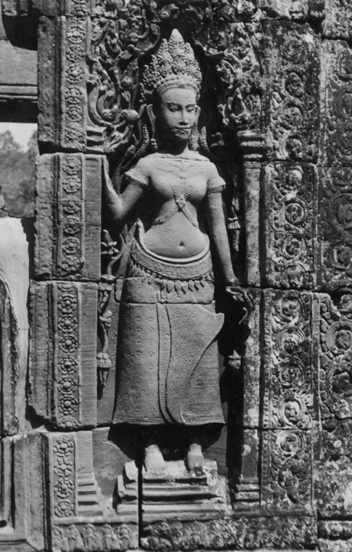 Female Sculpture at Angkor Wat | Harry S. Truman
