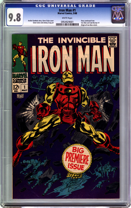 超稀少！】アメコミ CGC9.8 インビンシブル・アイアンマン #1 超稀少