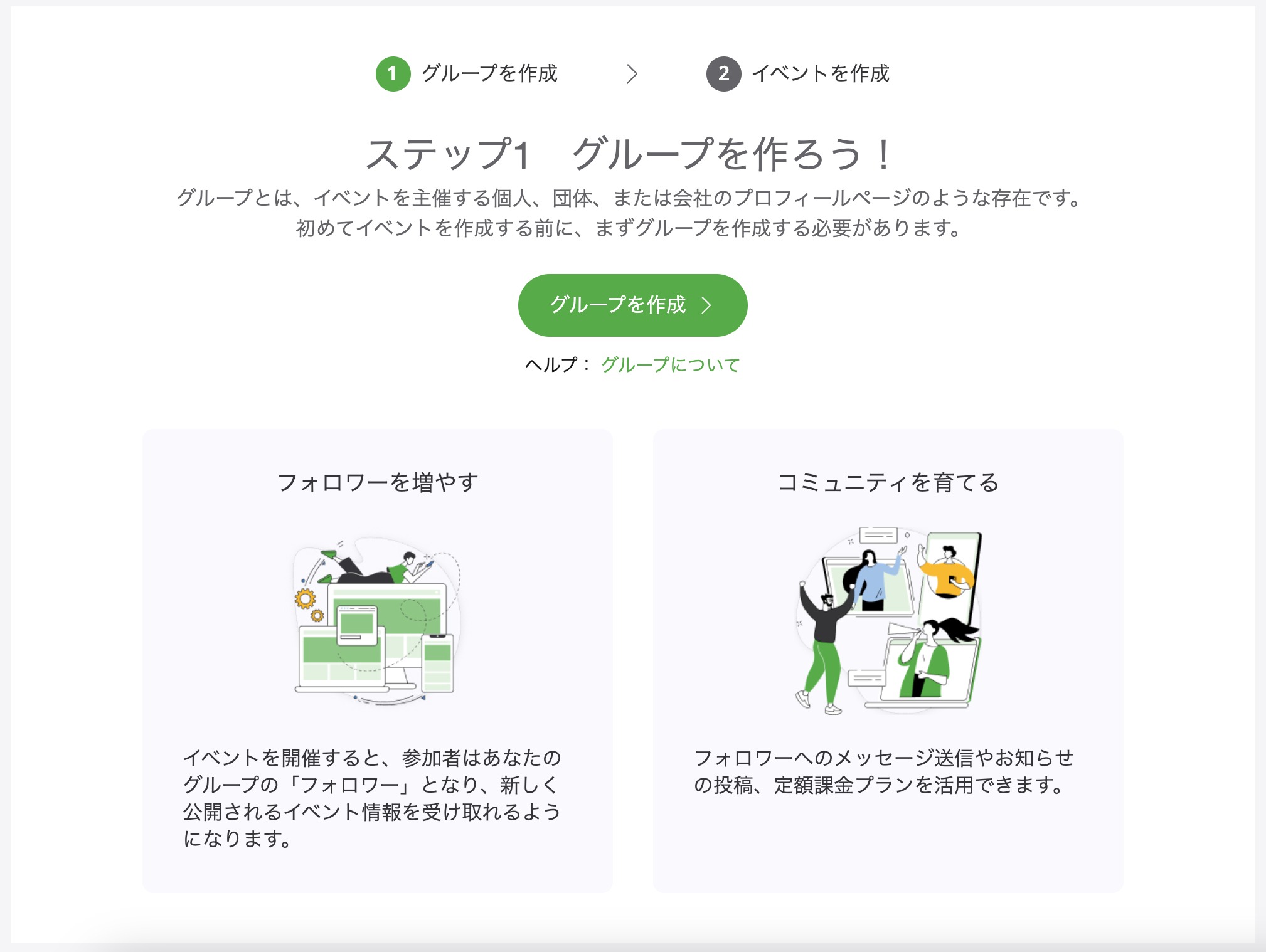 Peatix Liveイベントを作成する：主催者ヘルプ