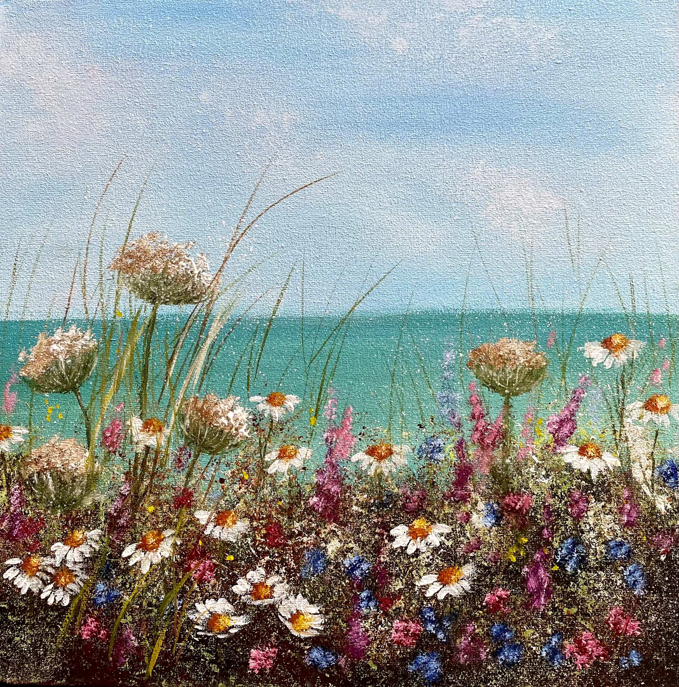 Seaside and meadow flowers, by the artist Tanja Frost | Gallea