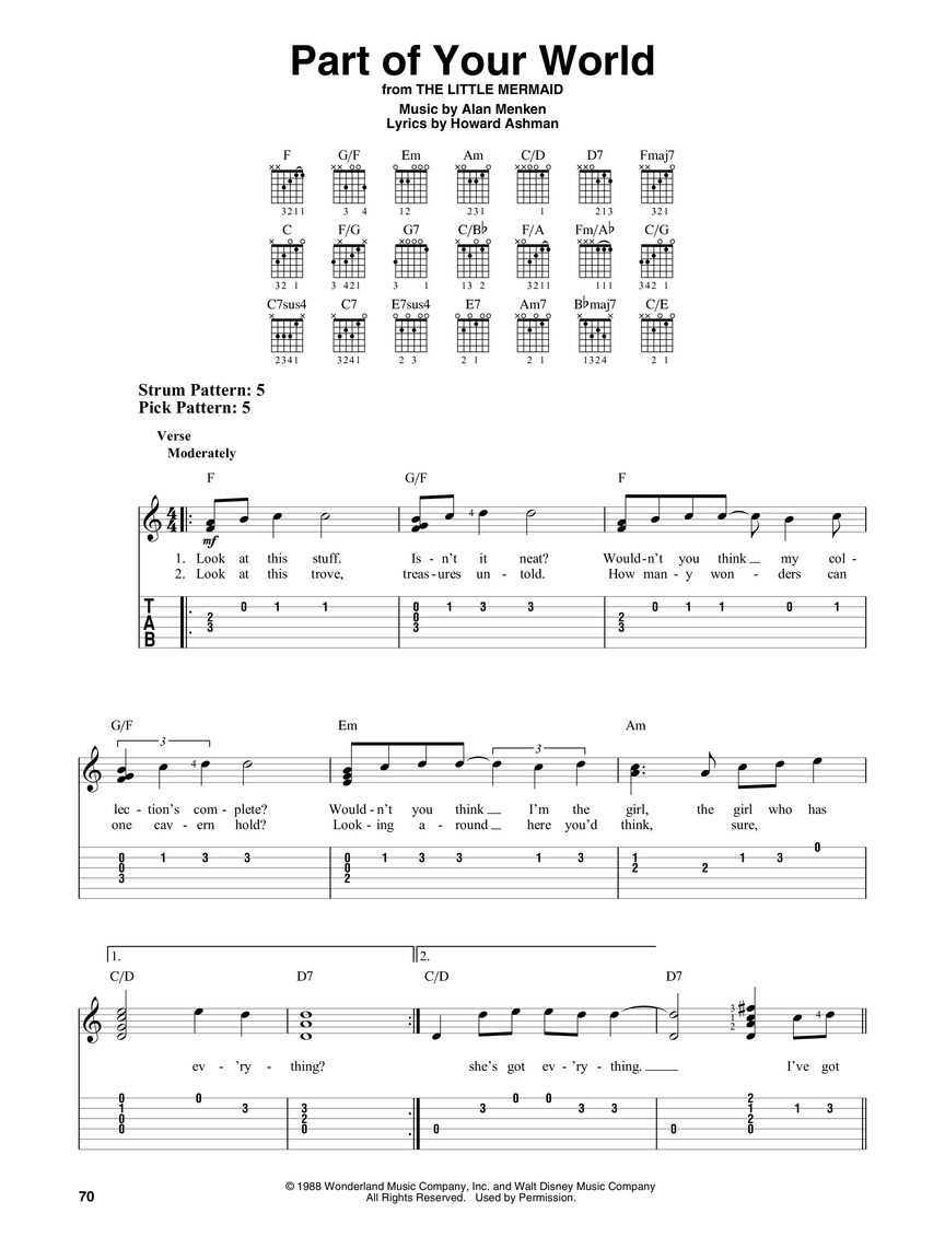 コンテンポラリー・ディズニー【Contemporary Disney・Easy Guitar