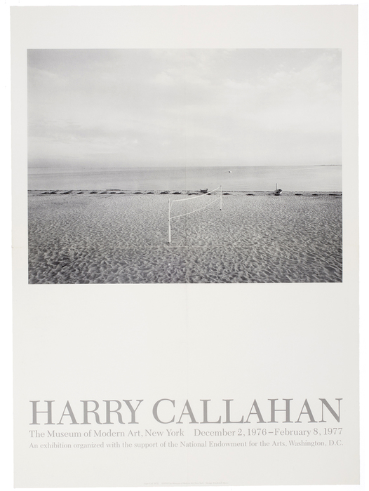 Exhibiton poster for Harry Callahan, The Museum of Modern Art, New