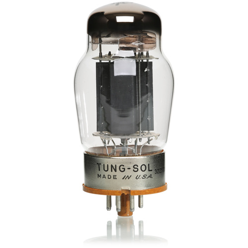 Tung-Sol 6550, First Generation, Black Plate, D Getter, Top Only