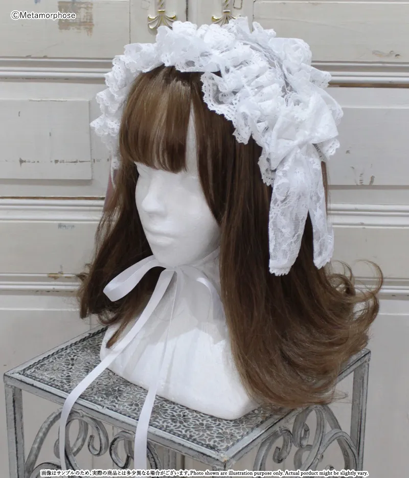 Fairyフリルヘッドドレス - ボンネット、ヘッドドレス、カチューシャ