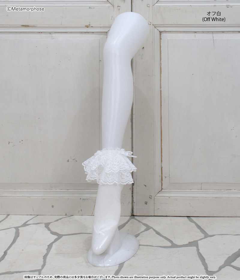 ラッセルレースクルーソックス - 靴下 | メタモルフォーゼ - ロリータ