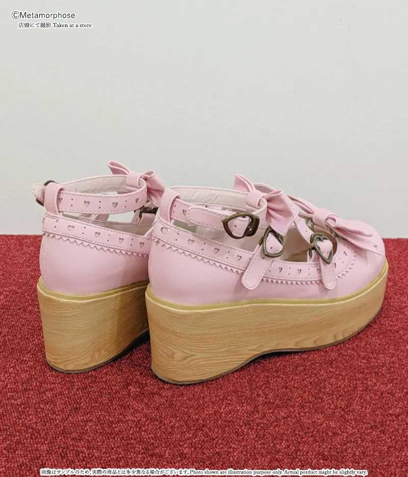 木底風リボンシューズ | metamorphose temps de fille - gothic
