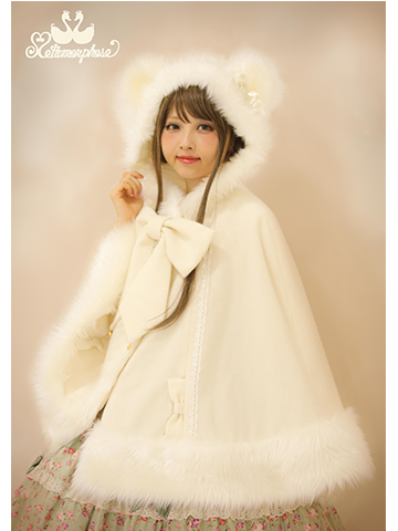 No.632 くまみみマント コーデ | metamorphose temps de fille