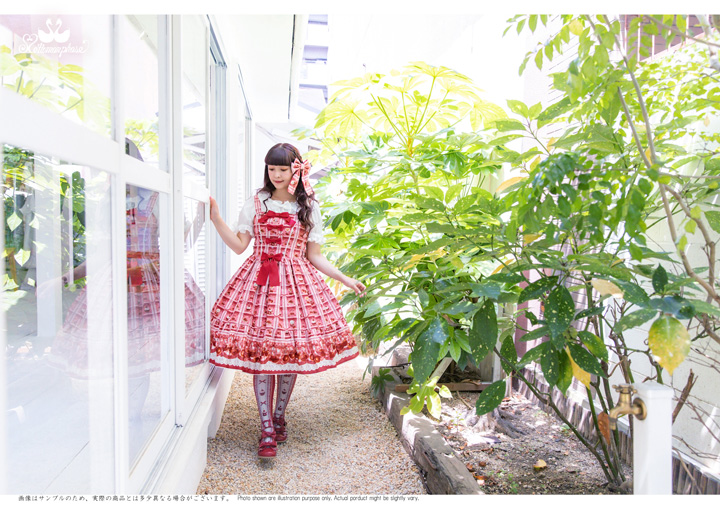 No.781 Retro Cherry ティアードジャンパースカート | metamorphose