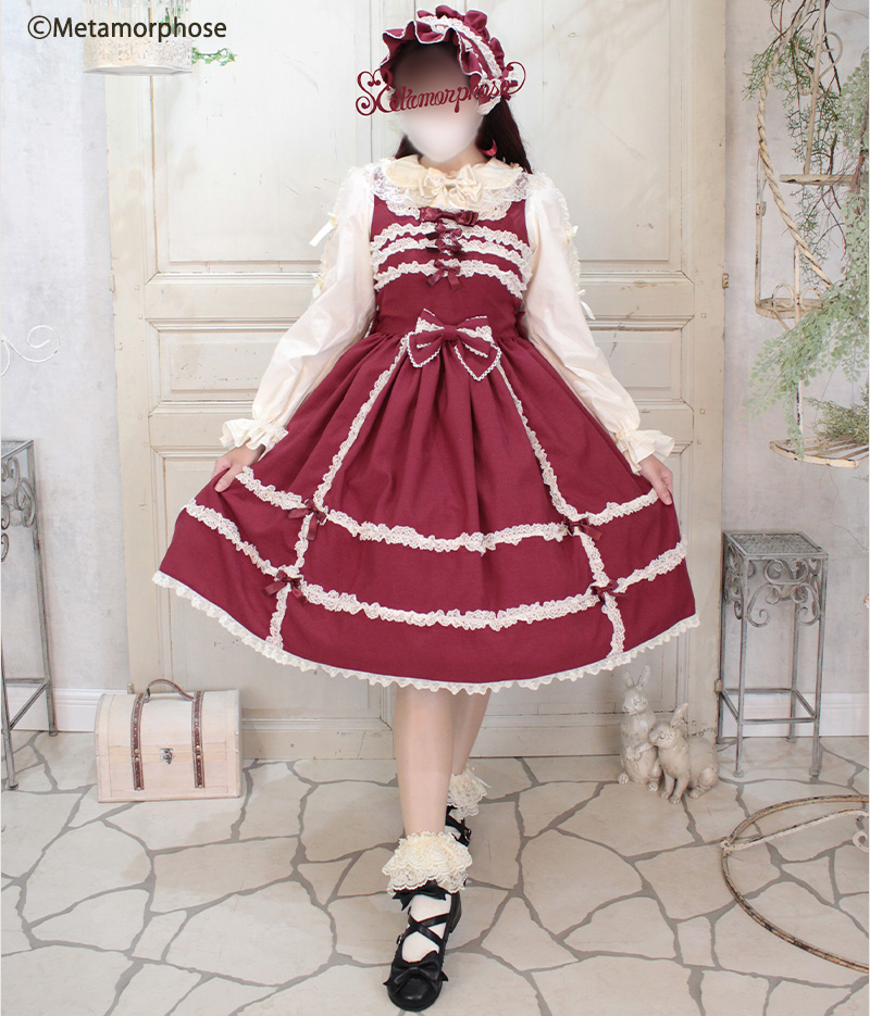 新作公開】≪両山レースジャンパースカート≫通販：8/26（金