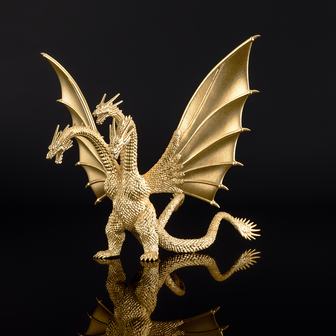 7体限定】 「キングギドラ」(1991) ゴールドモデル（K18イエロー