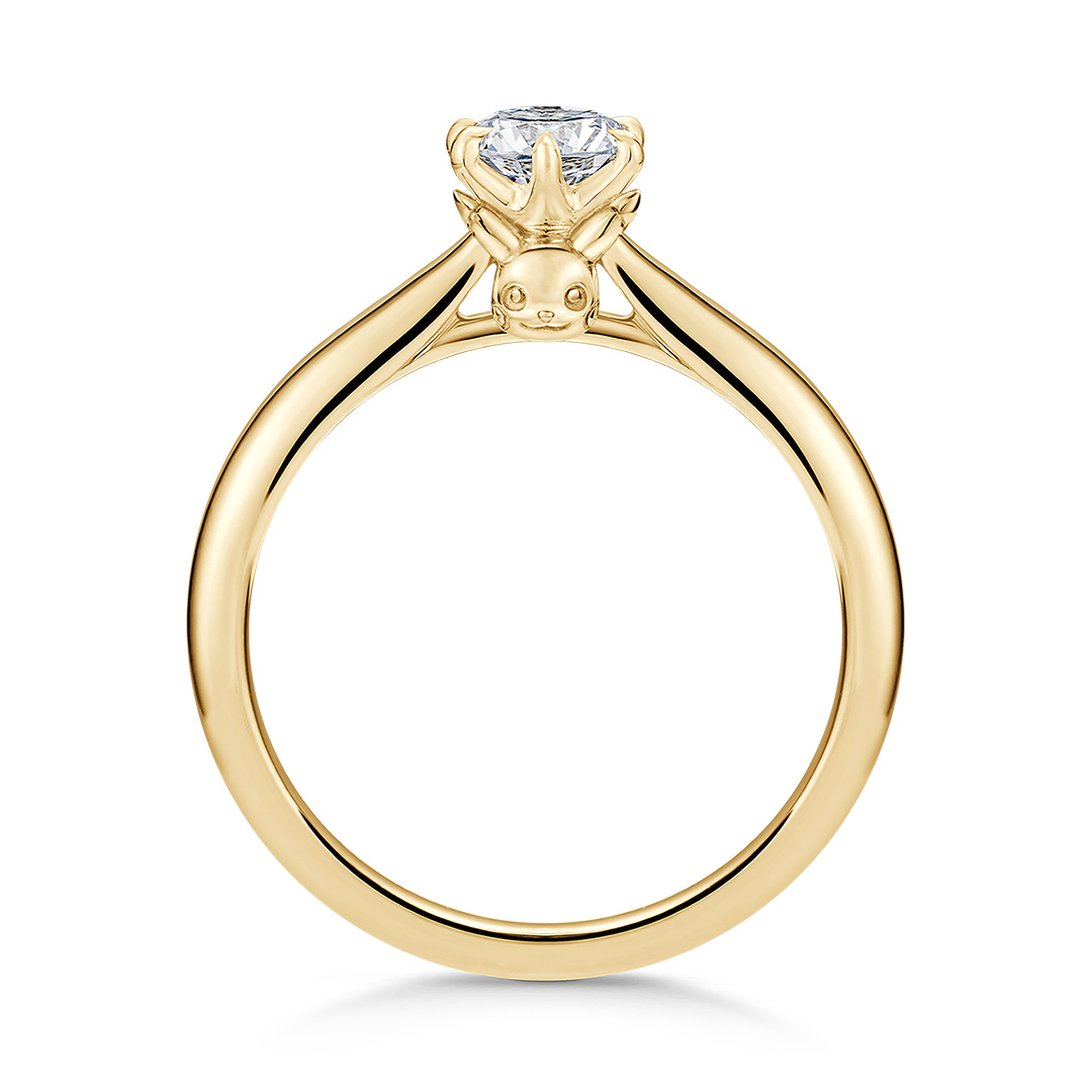 セレクトスタイル ソリティアリング K18イエローゴールド（ダイヤ別売