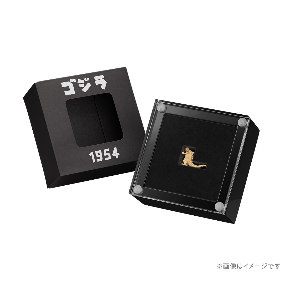 100体限定】 『ゴジラ』（1954）ミニフィギュア ゴールドモデル（K18