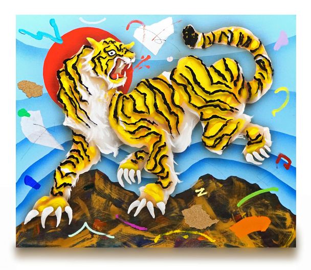 阪神タイガース優勝記念に阪急阪神グループさんへ絵をお贈りしました