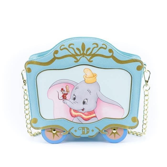LOUNGEFLY Disney Dumbo 80th Anniversary Train Car Crossbody