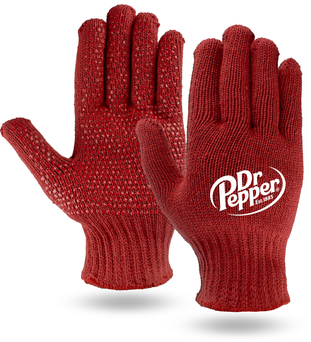 Red Knit Freezer Gloves - 326 | Honest Abe