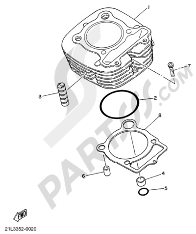 フロントフォーク Yamaha SR250 2000