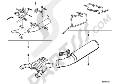 Bmw R100GS PD R100GS PD (47E1). 分解図 純正部品をオンライン購入