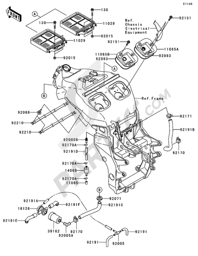 ジェネレーター Kawasaki NINJA ZX-12R 2003