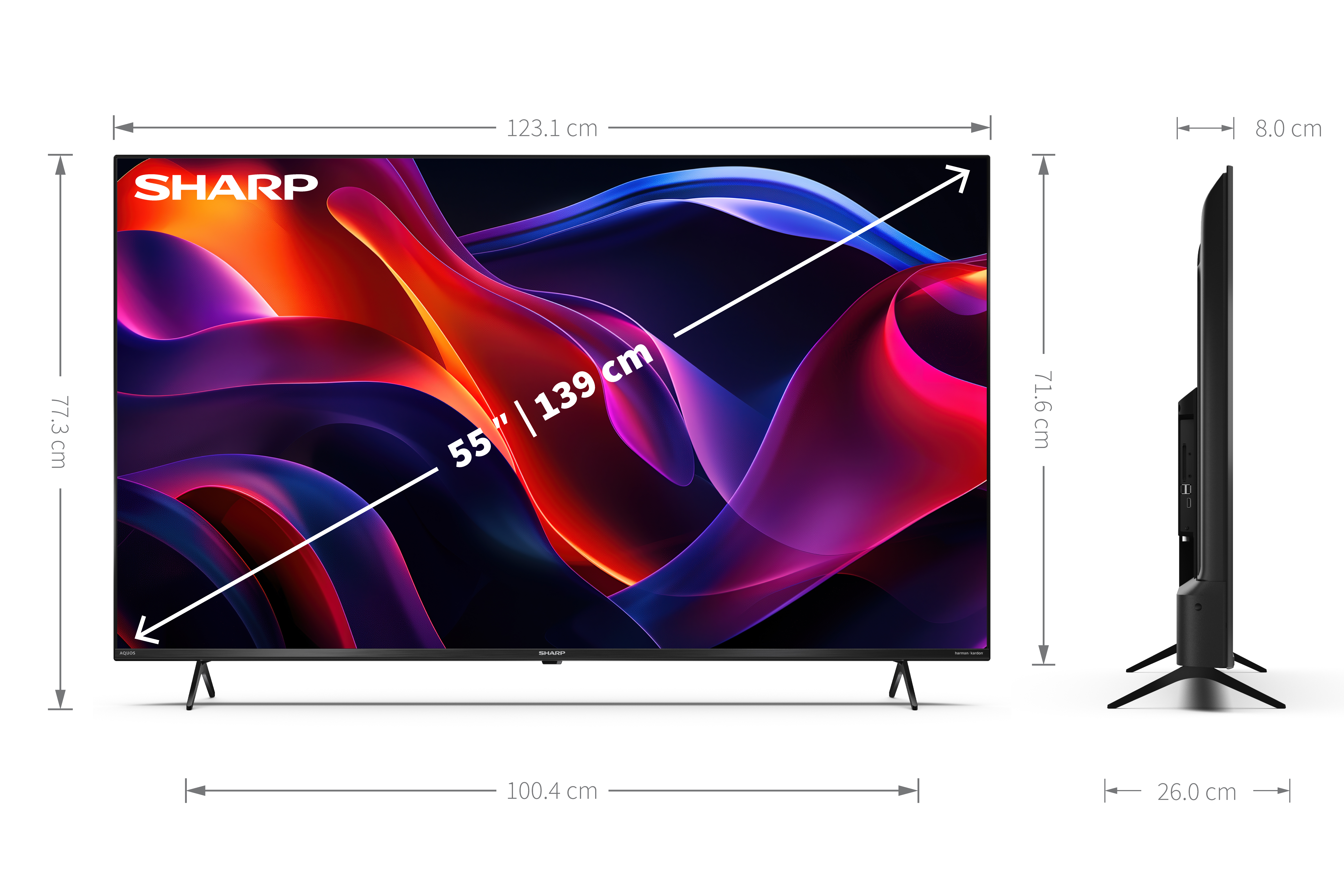 55″ 4K Ultra HD Smart TV | 55GM6141E - Sharp Consumer