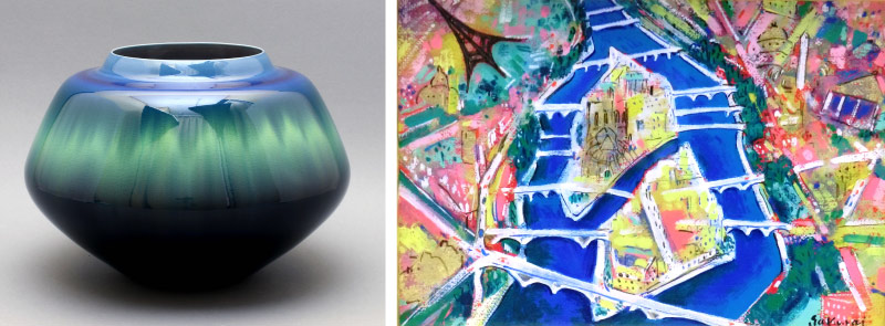 純プラチナ彩・セラミックの宝石 山本 一洋 遺作展｜三越銀座