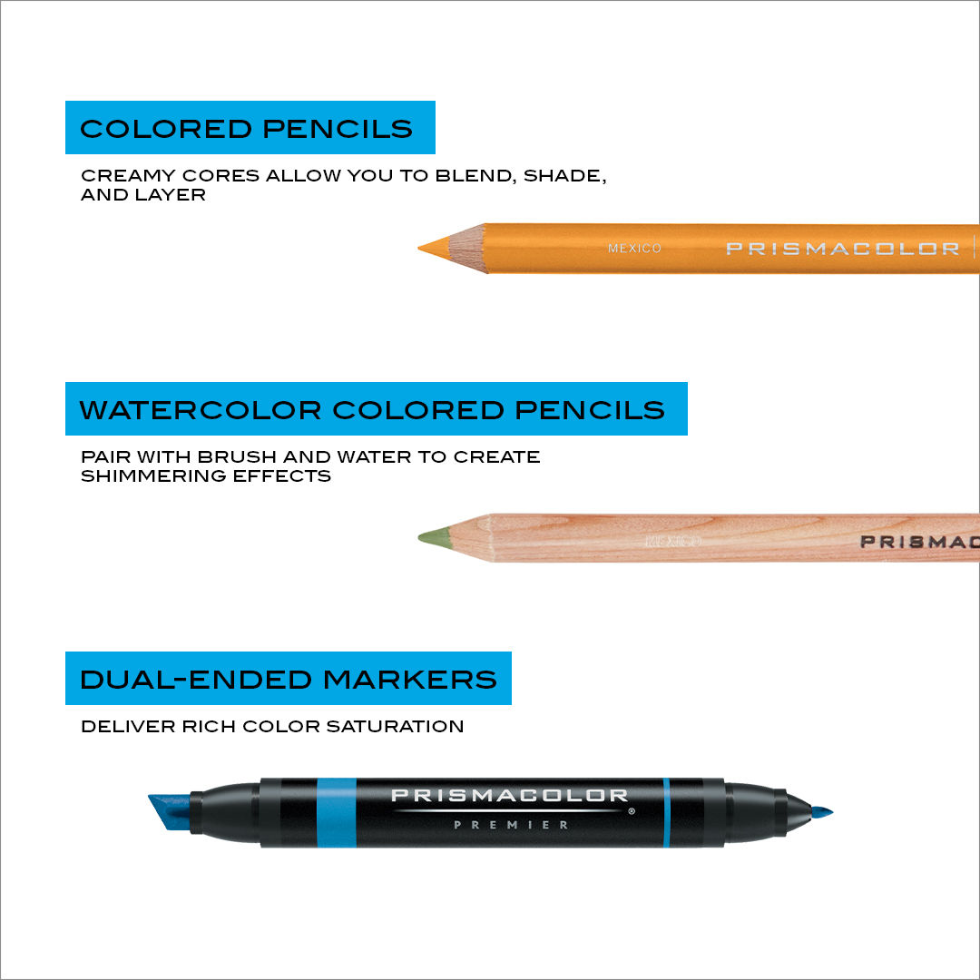 Premier® Mixed Media Set, Art Set, Includes Digital Step-by-Step