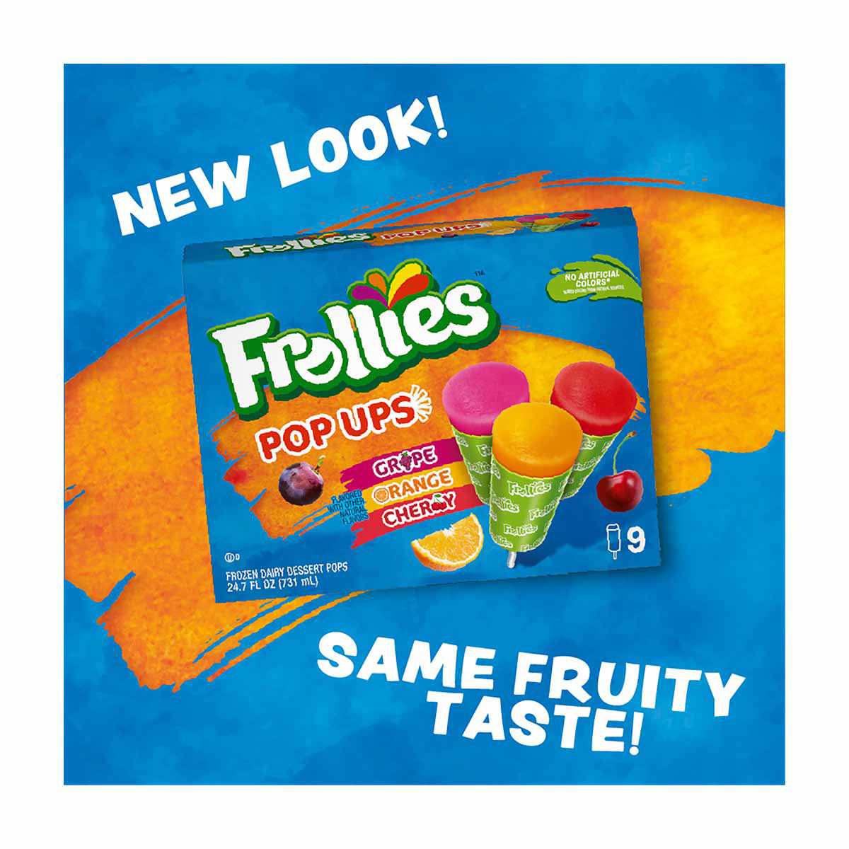 Buy Frollies Grape, Orange, And Cherry Pop Ups, 9 ct from Dollar