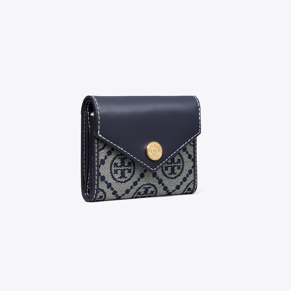 T Monogram Small Envelope Wallet: Women's Wallets & Card Cases