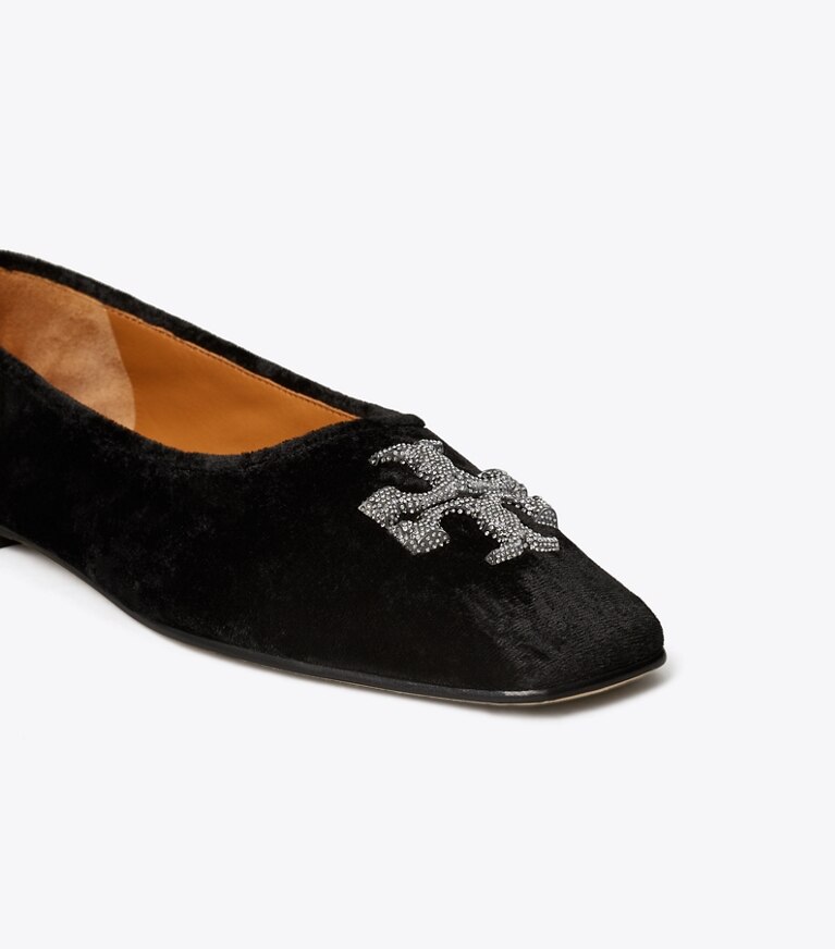 Eleanor Crystal Ballet: Women's Designer Flats | Tory Burch
