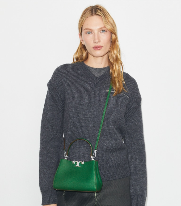 エレノア ソフト ミニ サッチェルバッグ: レディース クロスボディ