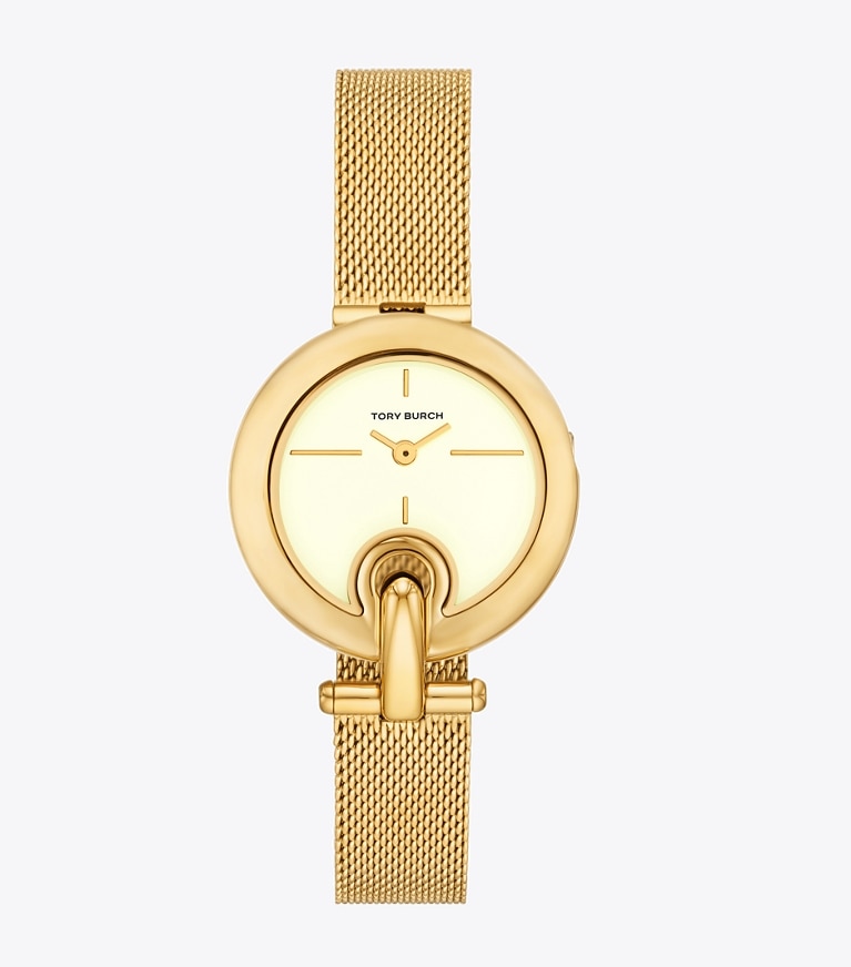 Small Pierced Watch: Women's Designer Strap Watches | Tory Burch