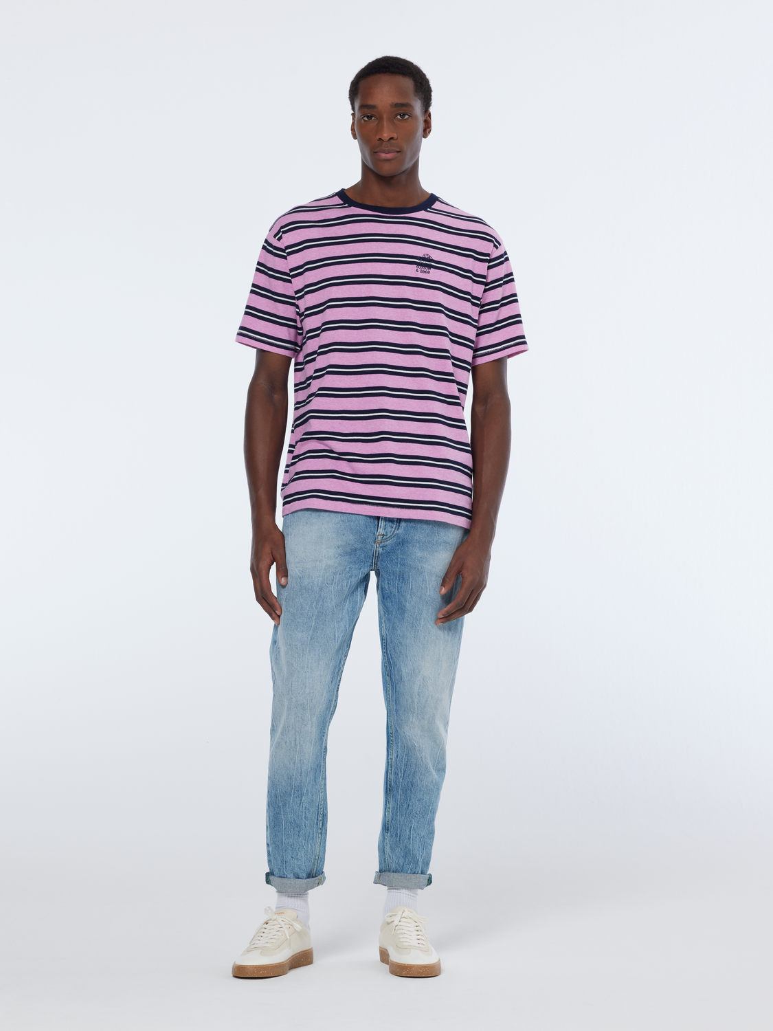 Yarn-Dyed Relaxed Fit Stripe T-Shirt – Scotch & Soda