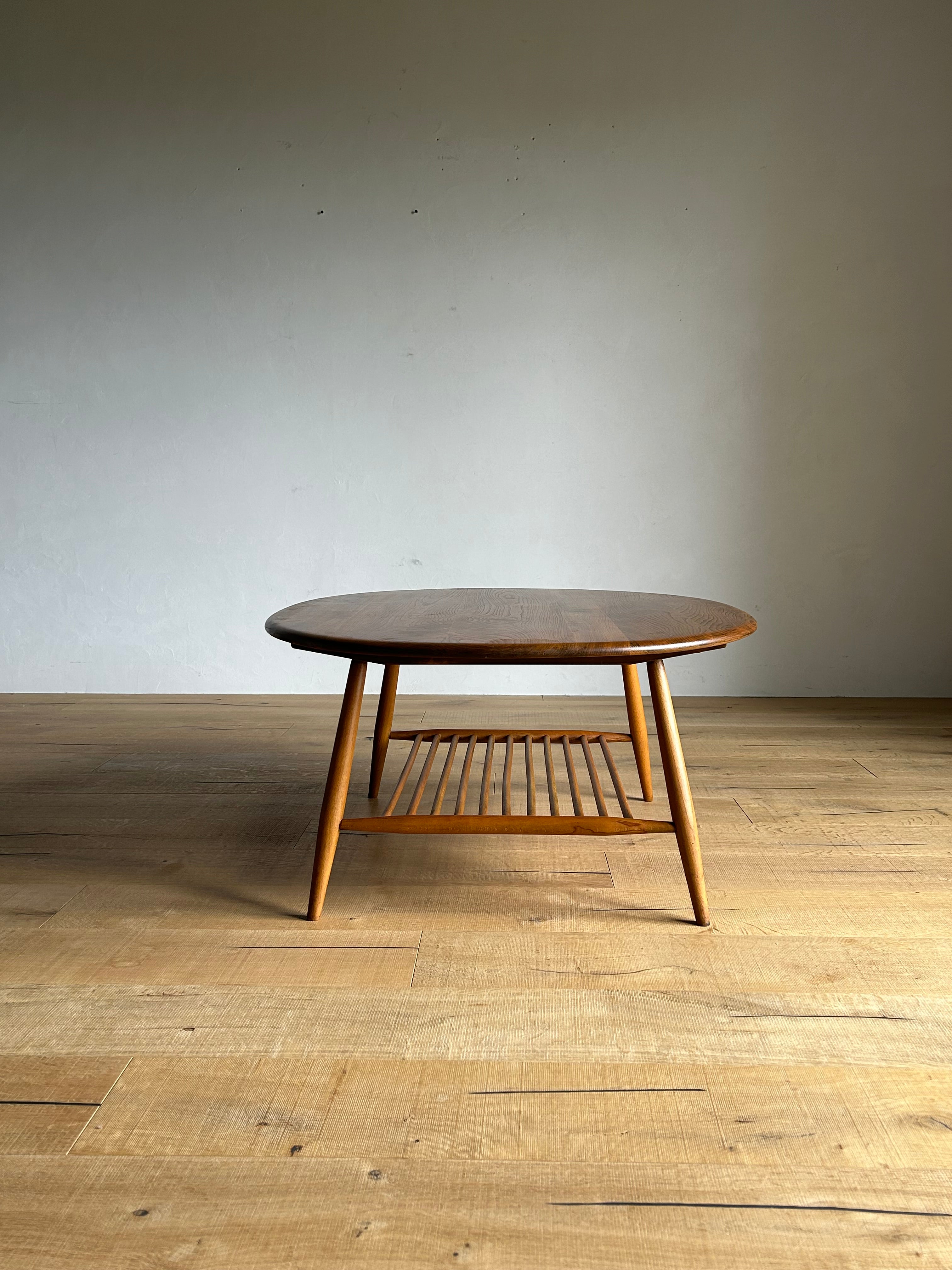 アーコール コーヒーテーブル ラウンド / ercol supper table '454