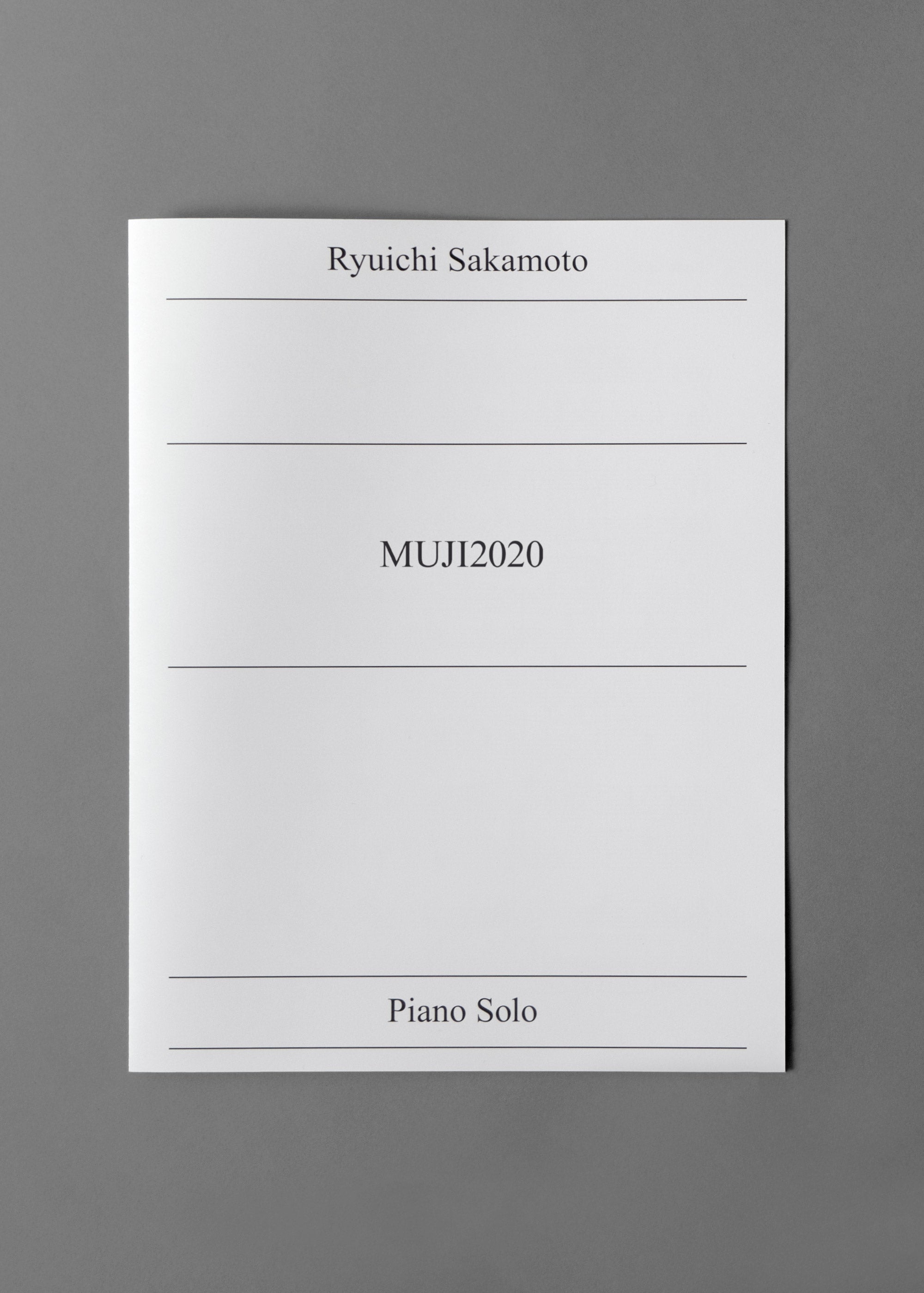 MUJI2020 | ピアノソロ譜 | 坂本龍一オフィシャルスコアストア