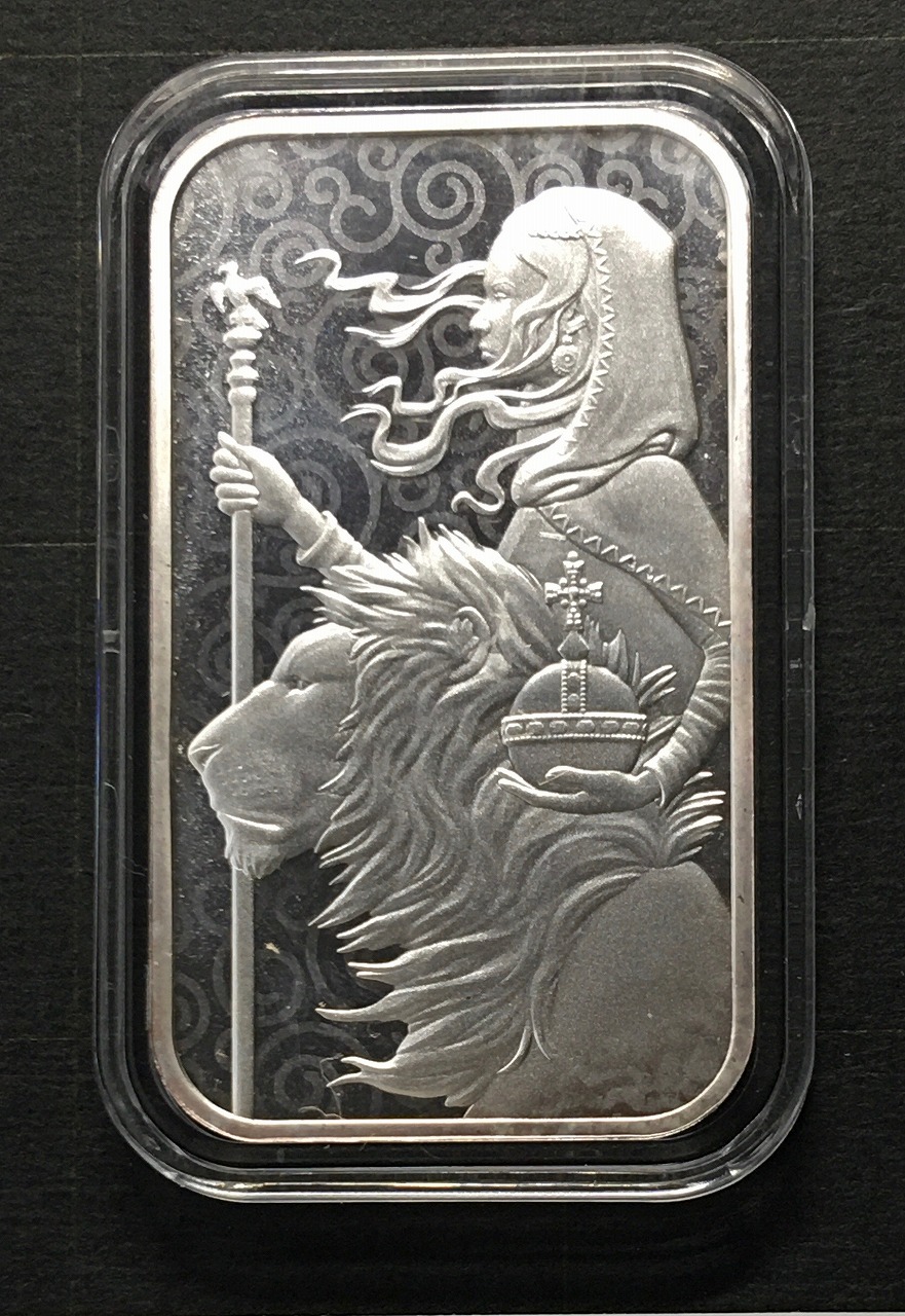 ウナとライオン 1オンス純銀メダル 2021年銘 ロイヤルミント 純銀延べ