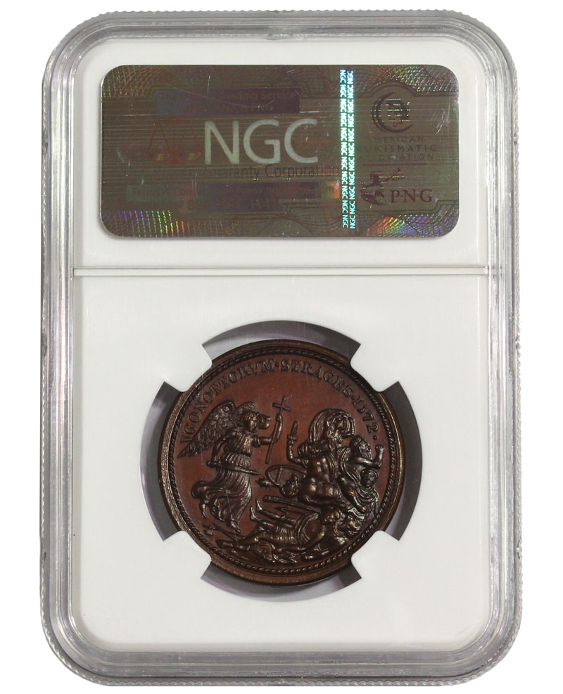 バチカン市国教皇メダル 第226代法王グレゴリウス13世銅像 NGC MS 65