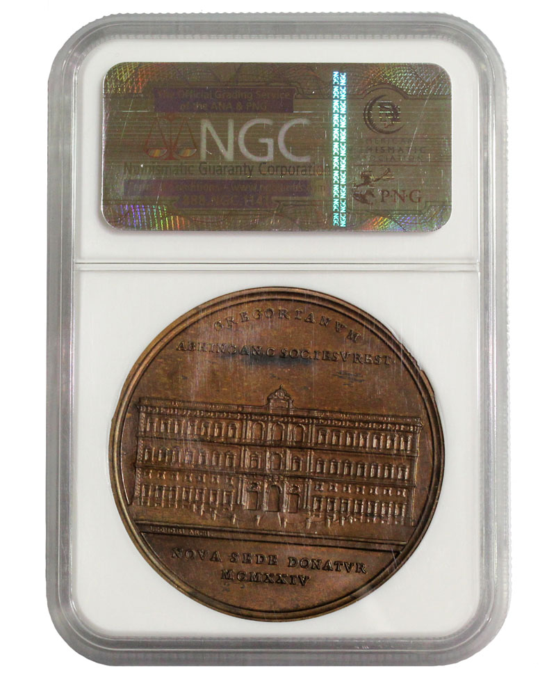 バチカン市国教皇メダル 第259代法王ピウス11世銅メダル NGC MS 64 BN