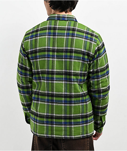 Anti-Hero Eagle Green Flannel Shirt Jacket | Zumiez