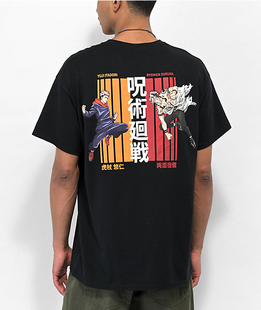 Episode x Jujutsu Kaisen Itadori vs Sukuna Black T-Shirt | Zumiez