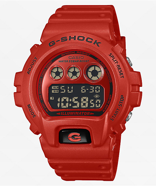 G-Shock DW6900RRB-4 Red Digital Watch | Zumiez