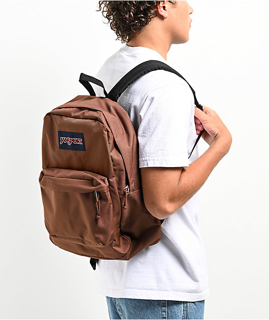Jansport Superbreak Plus Brown Backpack | Zumiez