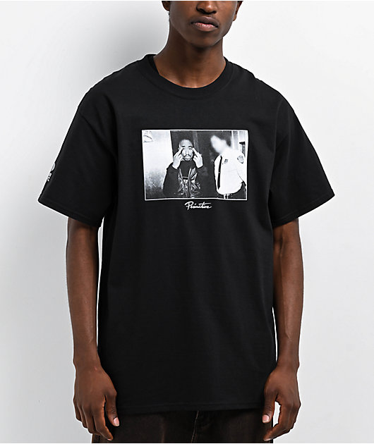 Primitive x Tupac Icon Black T-Shirt | Zumiez