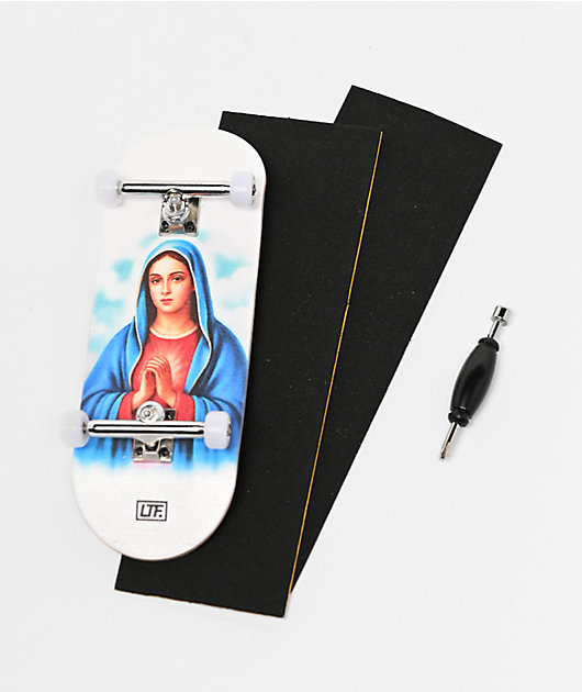 Slushcult x Learn To Forget Virgin Mary Fingerboard Complete | Zumiez
