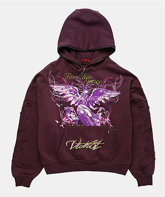 Vitriol Lenexa Dark Purple Zip Hoodie | Zumiez