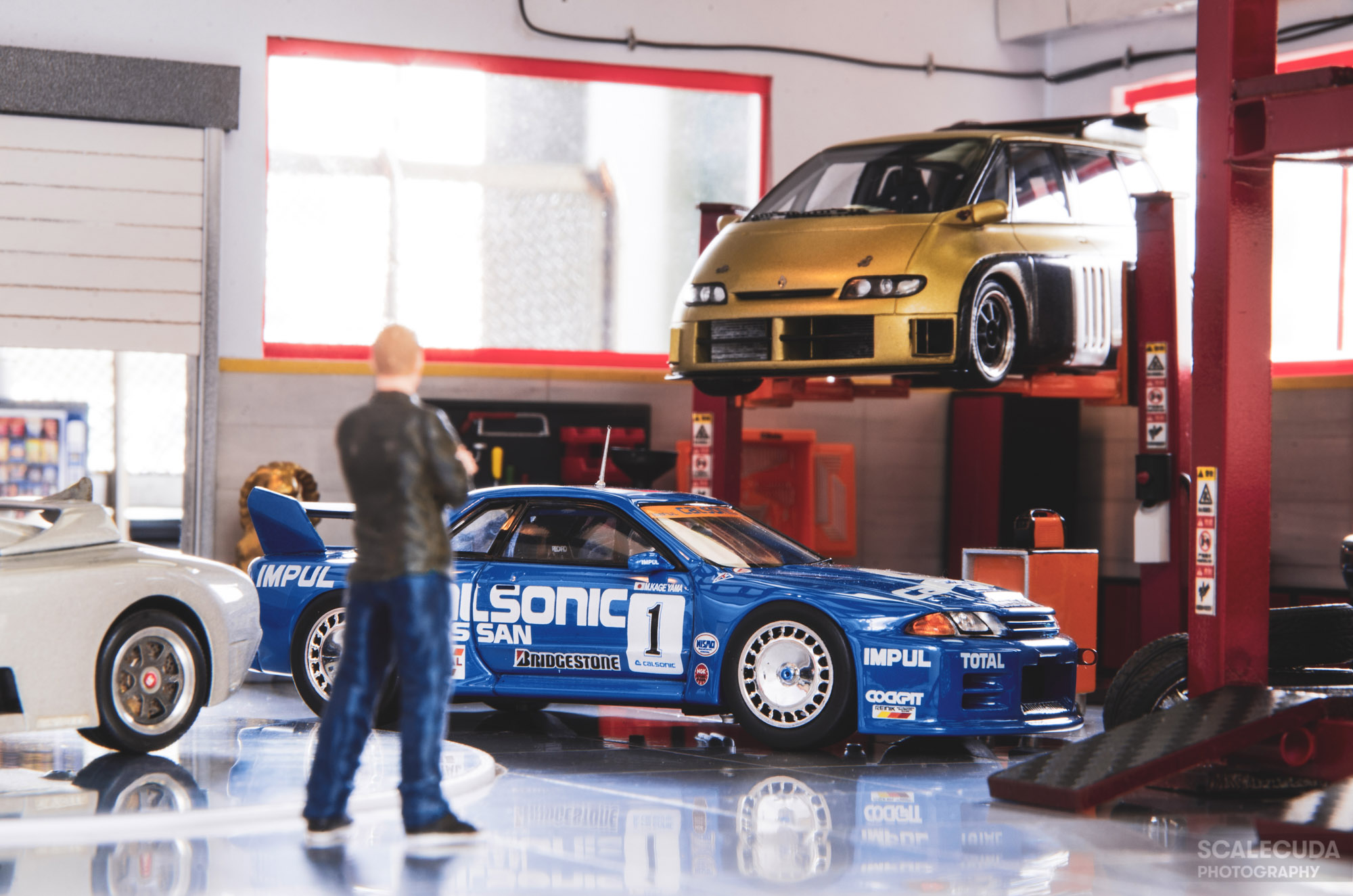 Calsonic Skyline R32 JGTC 1994 #1 - Ebbro 1/43 - Scale car photo 1/43