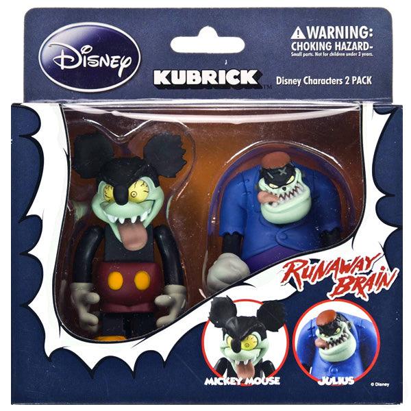 Kubrick Runaway Brain Mickey Mouse & Julius 100% Set