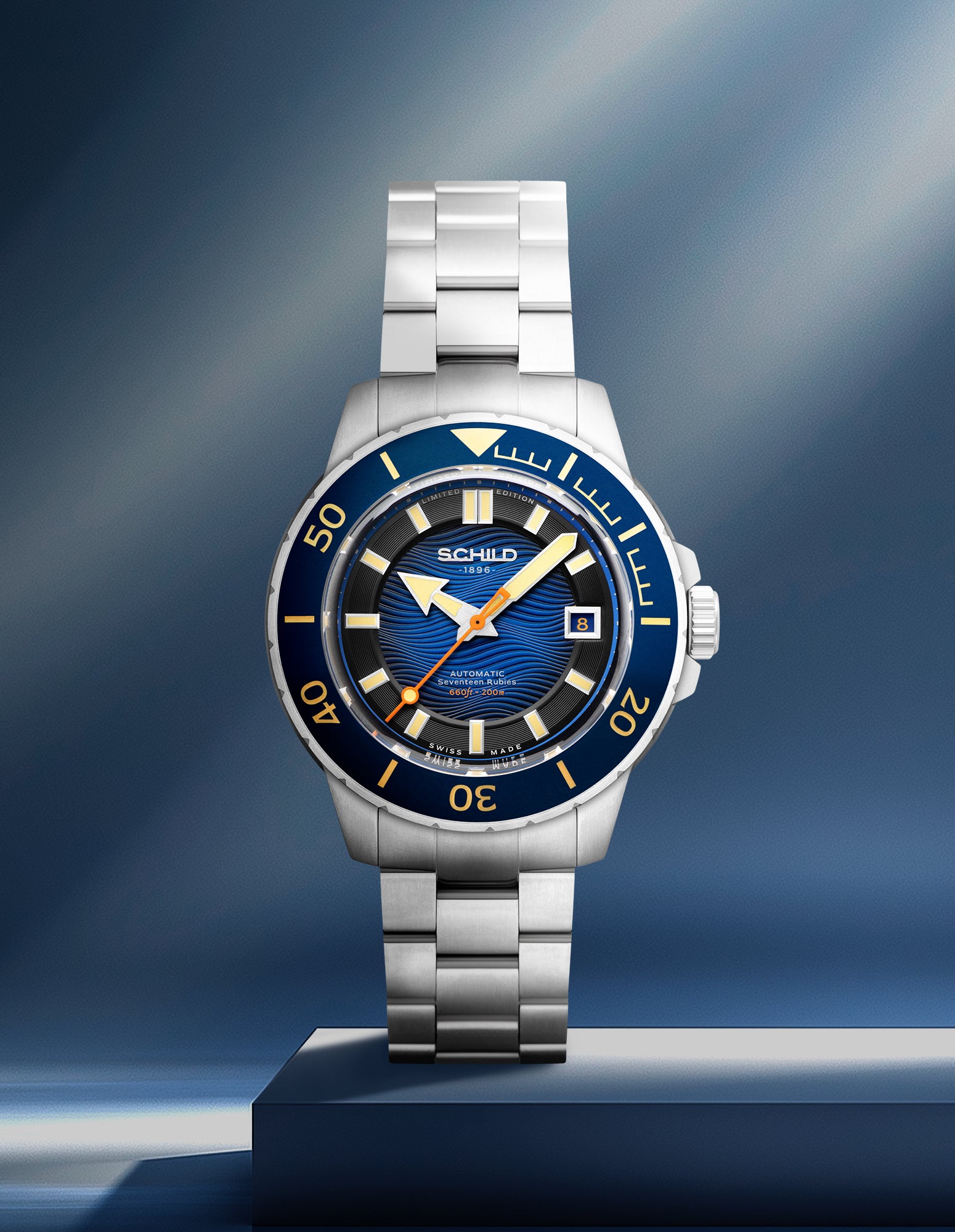 Silver White | Johann Swiss Automatic – Schild 1896