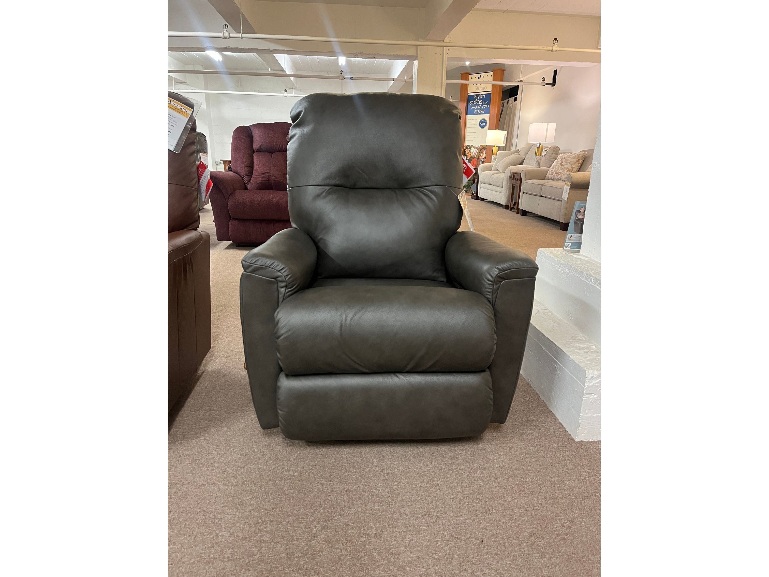 Clearance Save $340! Neptune Leather-Mate Rocking Recliner