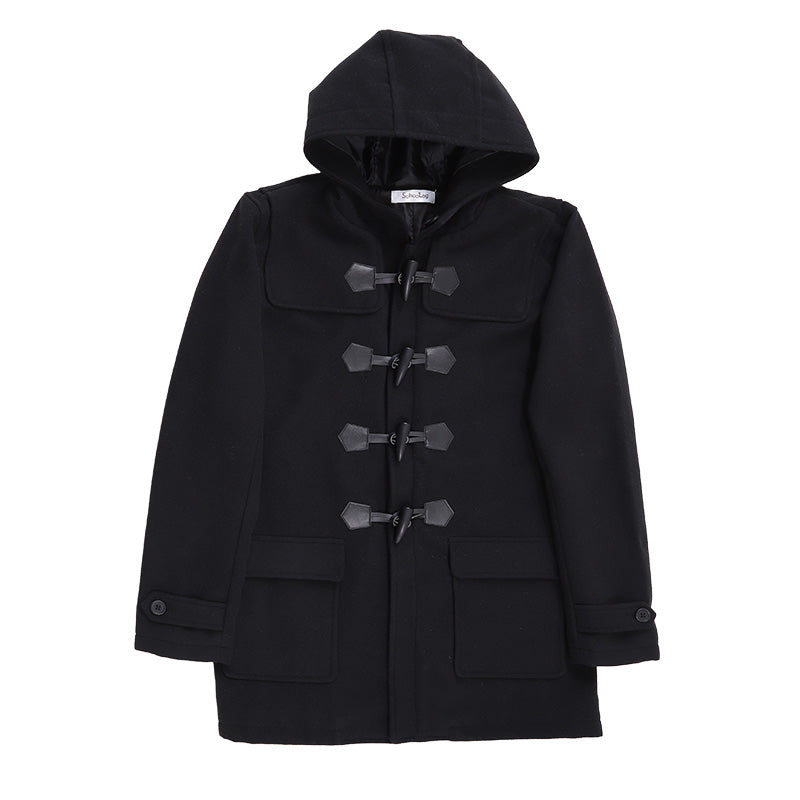 ダッフルコート 軽量 軽い スクールコート 女子 男子 中学生 高校生 M