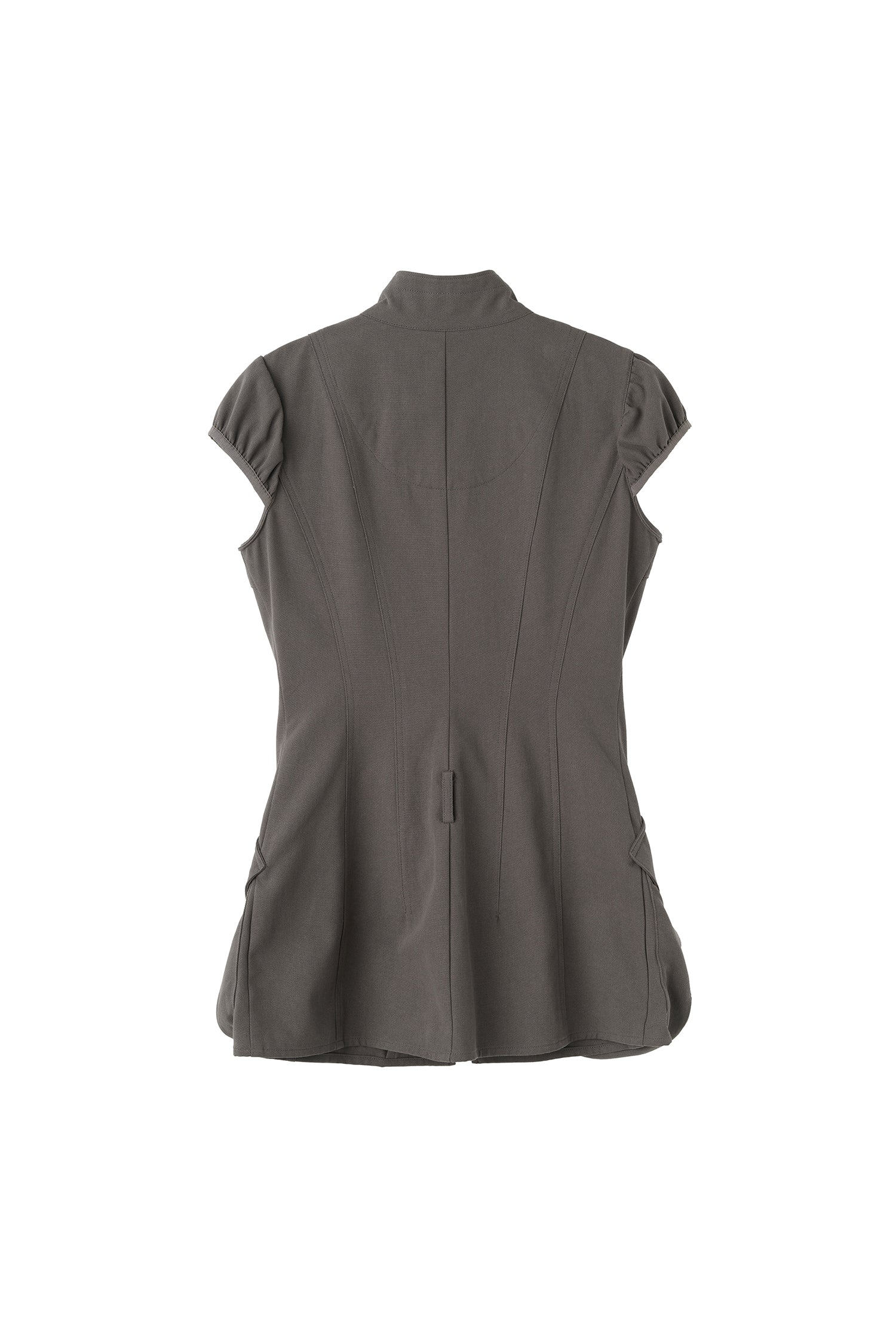 Cargo Zip-Up Dress Charcoal – Sculptor