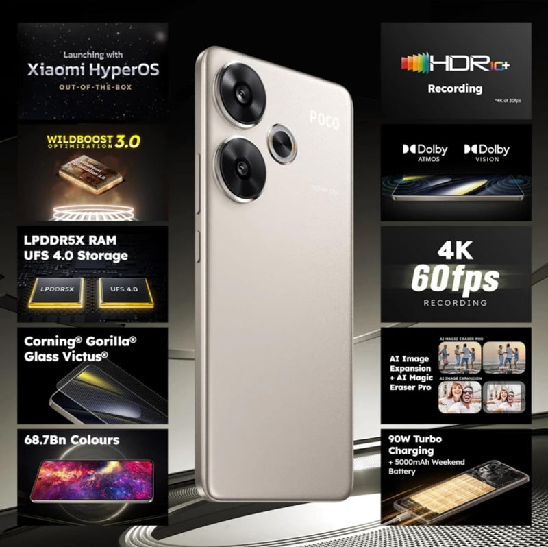 POCO F6 5G (8GB RAM 256GB STORAGE)